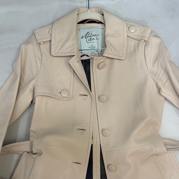 Kate Spade Classic Cream Trench Coat - Picture 4 of 15